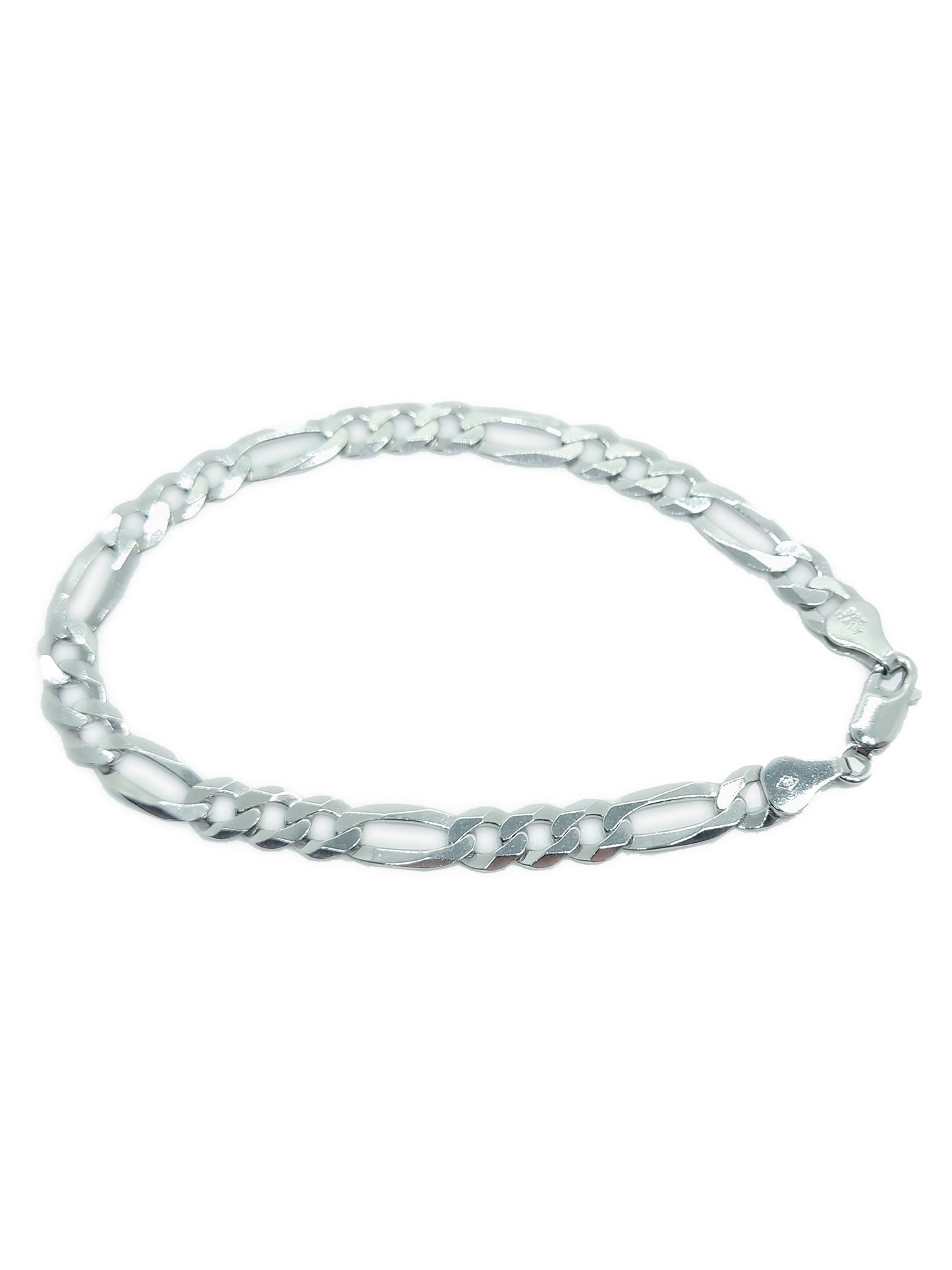 Figaro Bracelet 7mm (Silver)