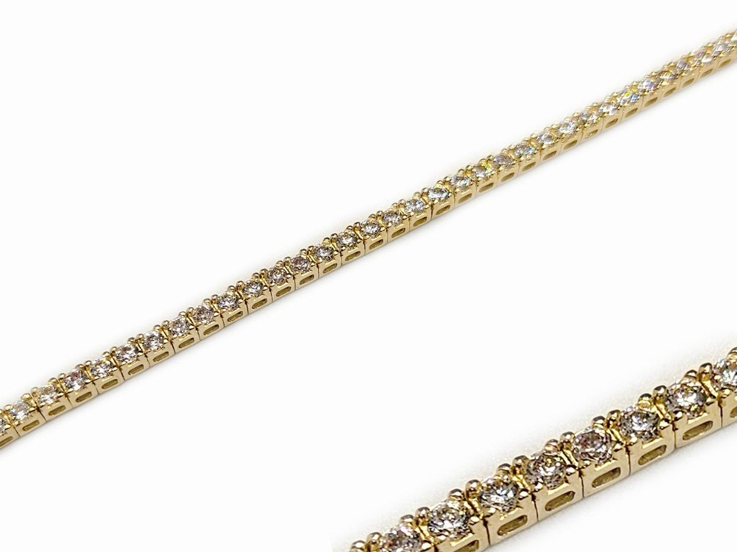 Tennis Gold Bracelet