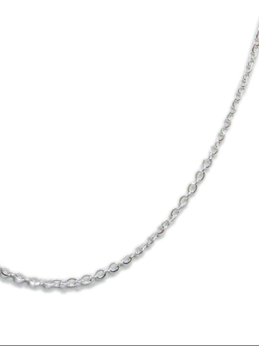 Rolo Chain 1.5MM (White Gold)
