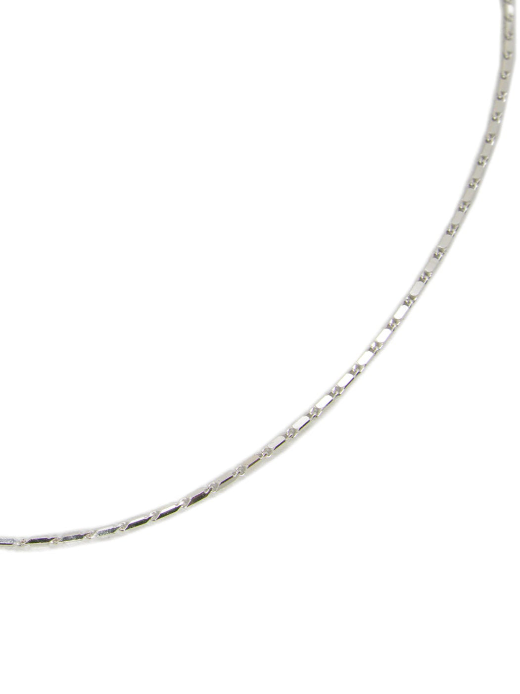 Bullet Chain 1.5MM (White Gold)