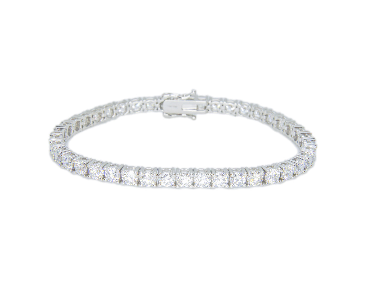 Tennis Gold Bracelet & 9.66ct Diamonds