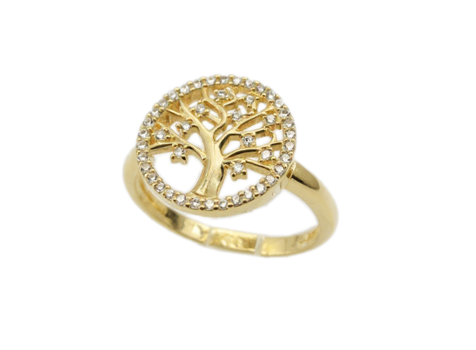Family Tree Gold Ring