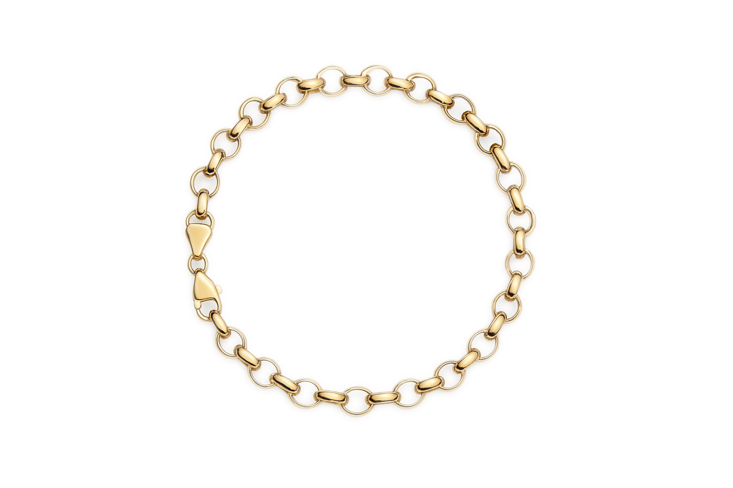 Rolo Gold Bracelet 6mm