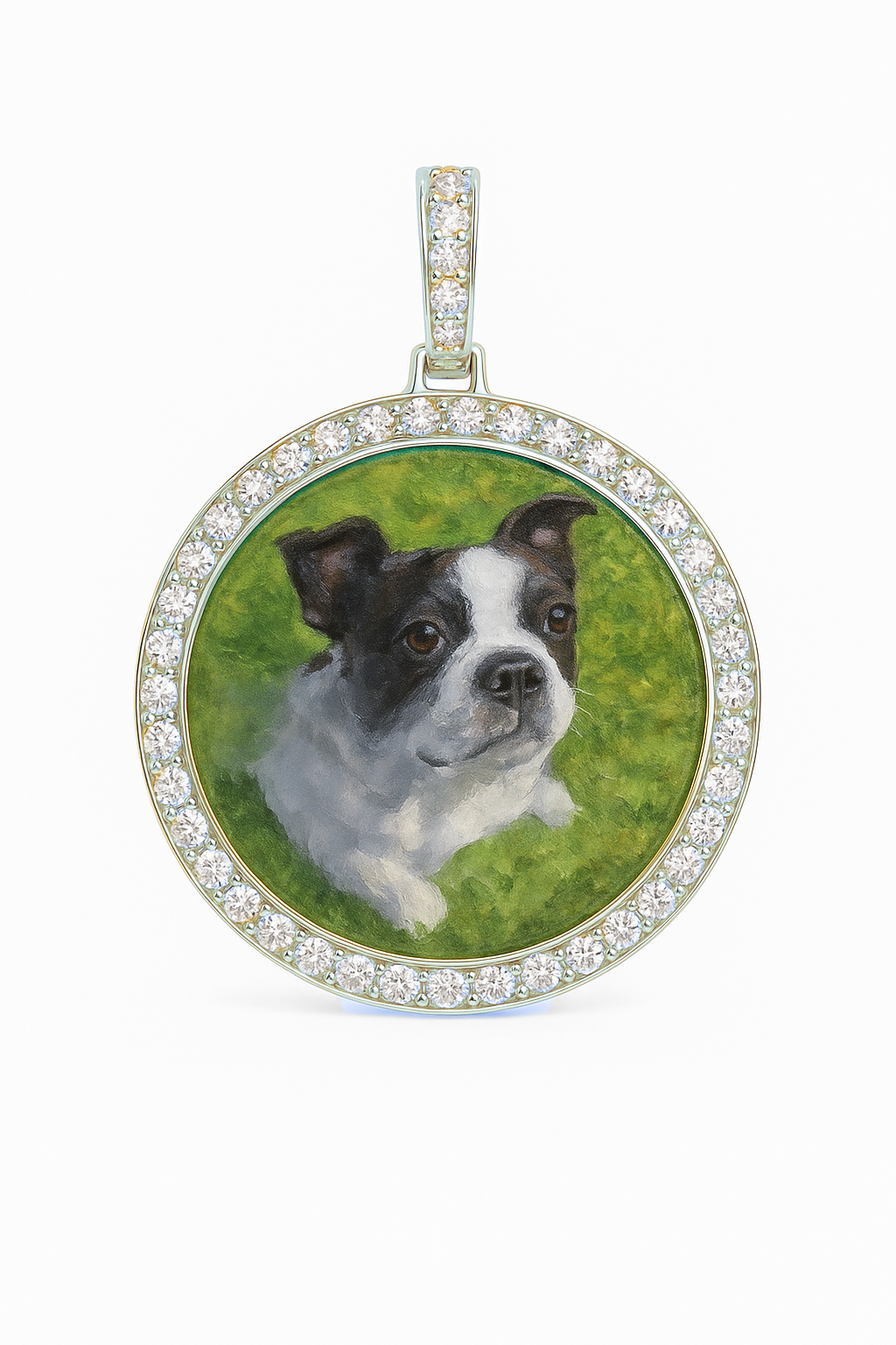 Memory Gold Pendant & 1.26ct Diamonds