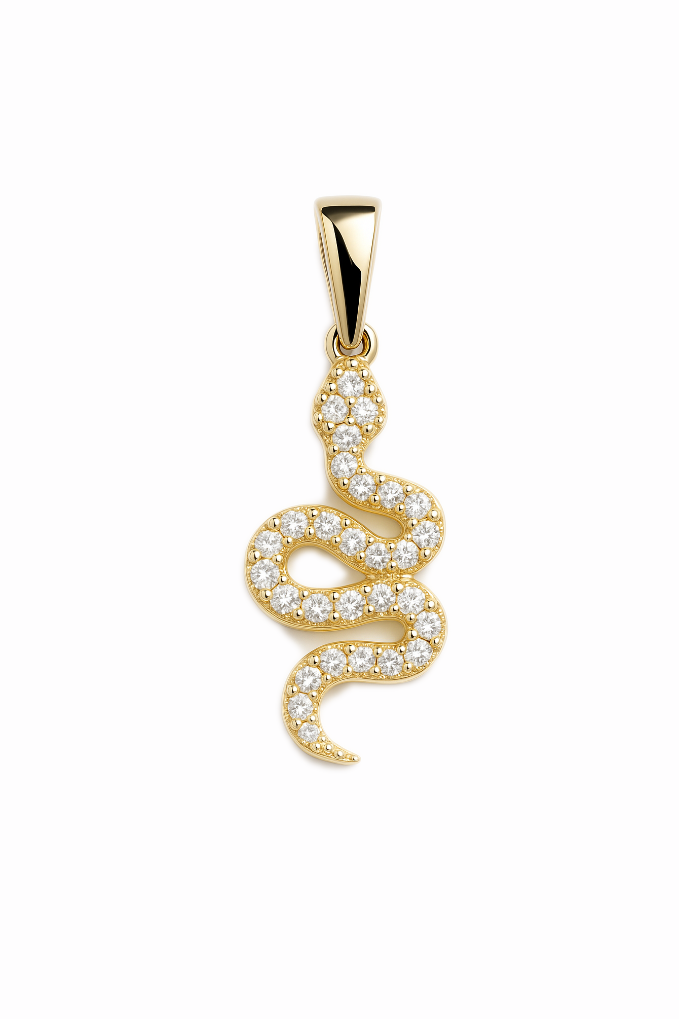 Pendentif Serpent en Or