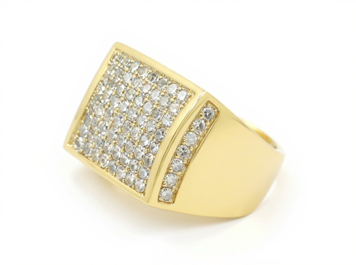 Square Gold Ring