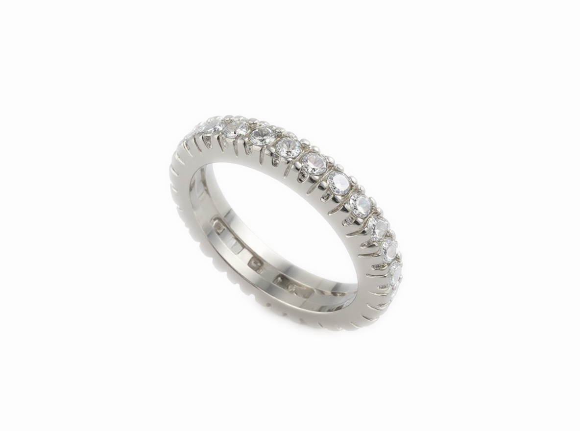 Eternity Platinum Ring & 1.30ct Diamonds