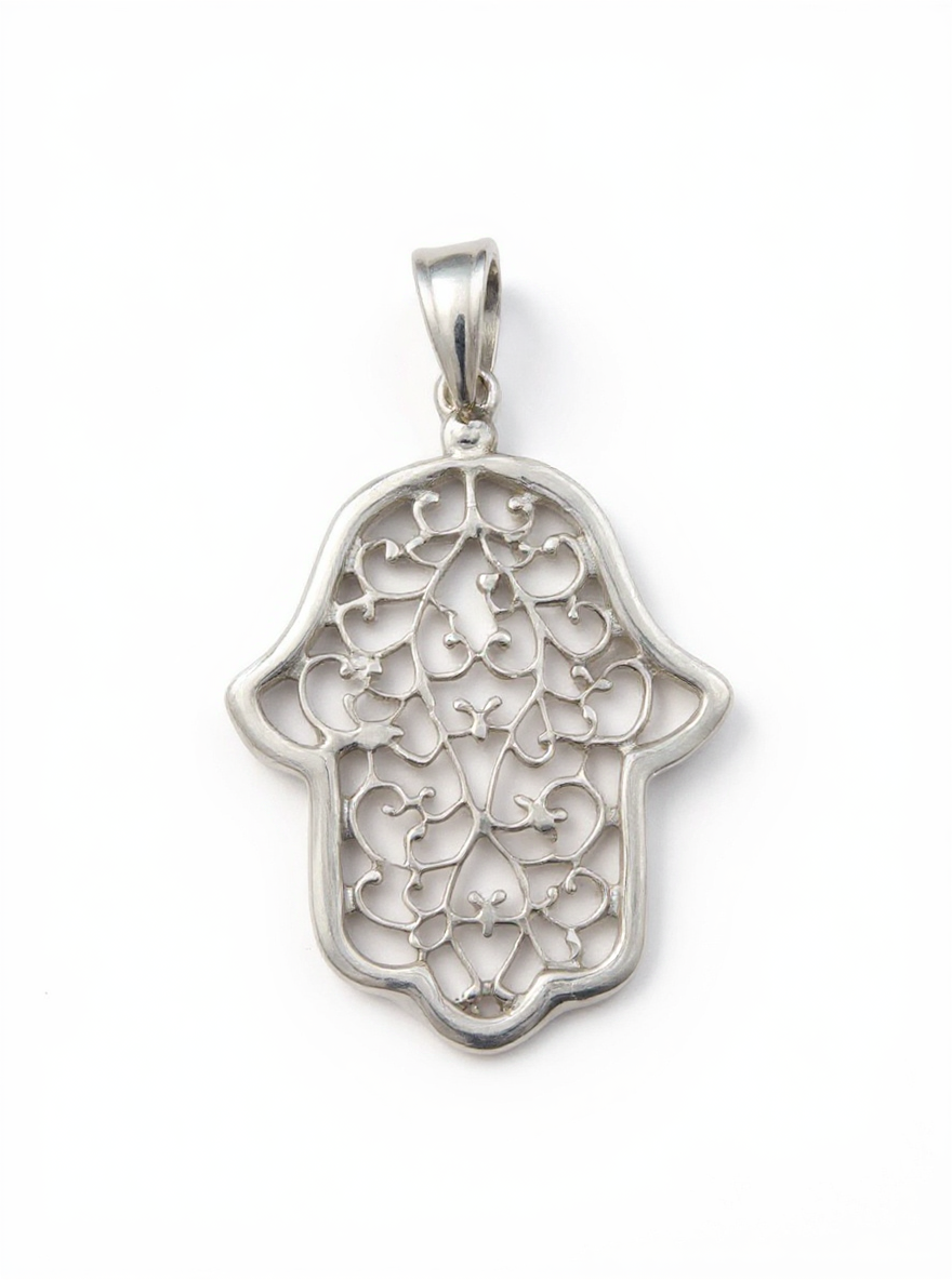 Fatima Hand Pendant (Silver)
