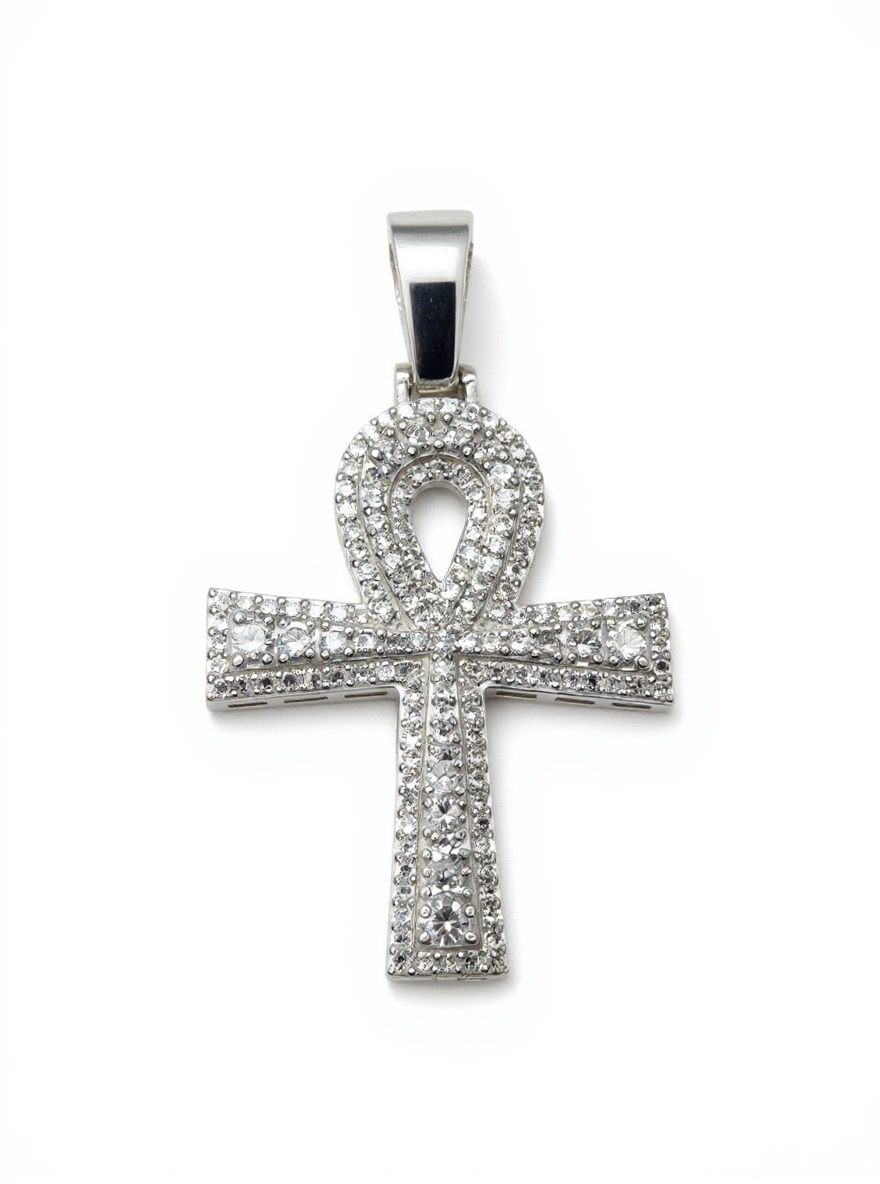 Ankh Cross Pendant (Silver)
