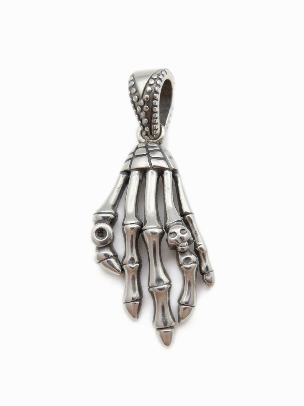 Skull Hand Pendant (Silver)