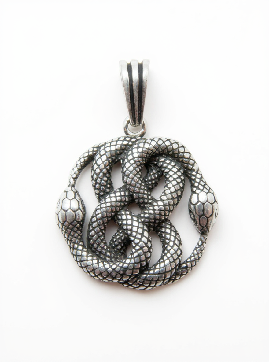 Snake Pendant (Silver)
