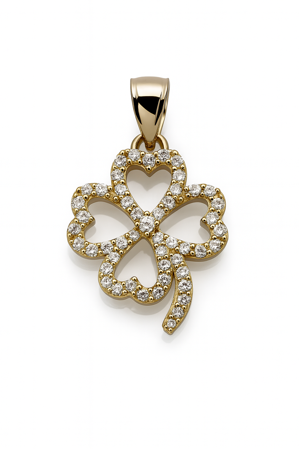 Lucky Clover Gold Pendant