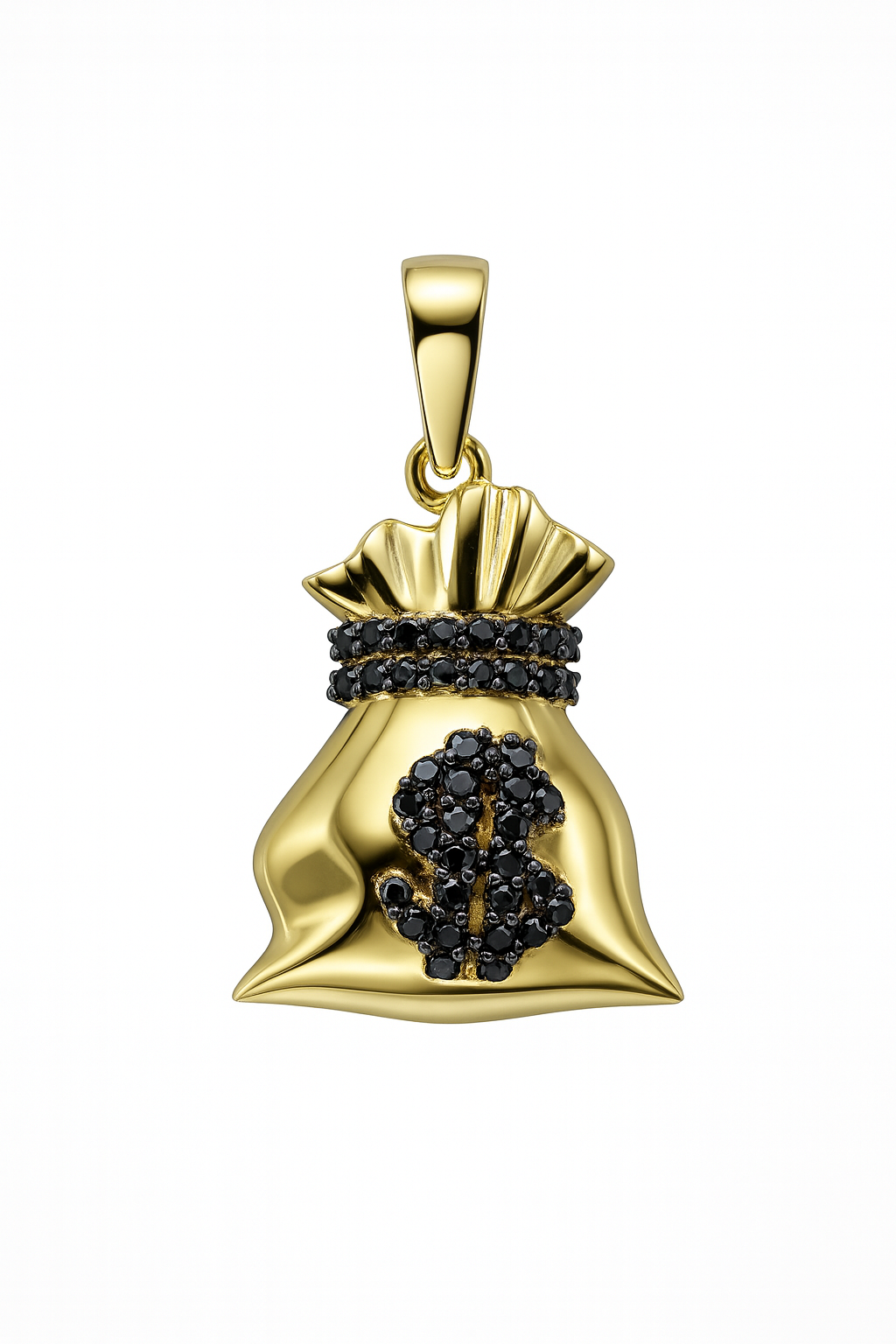 Money Bag Gold Pendant