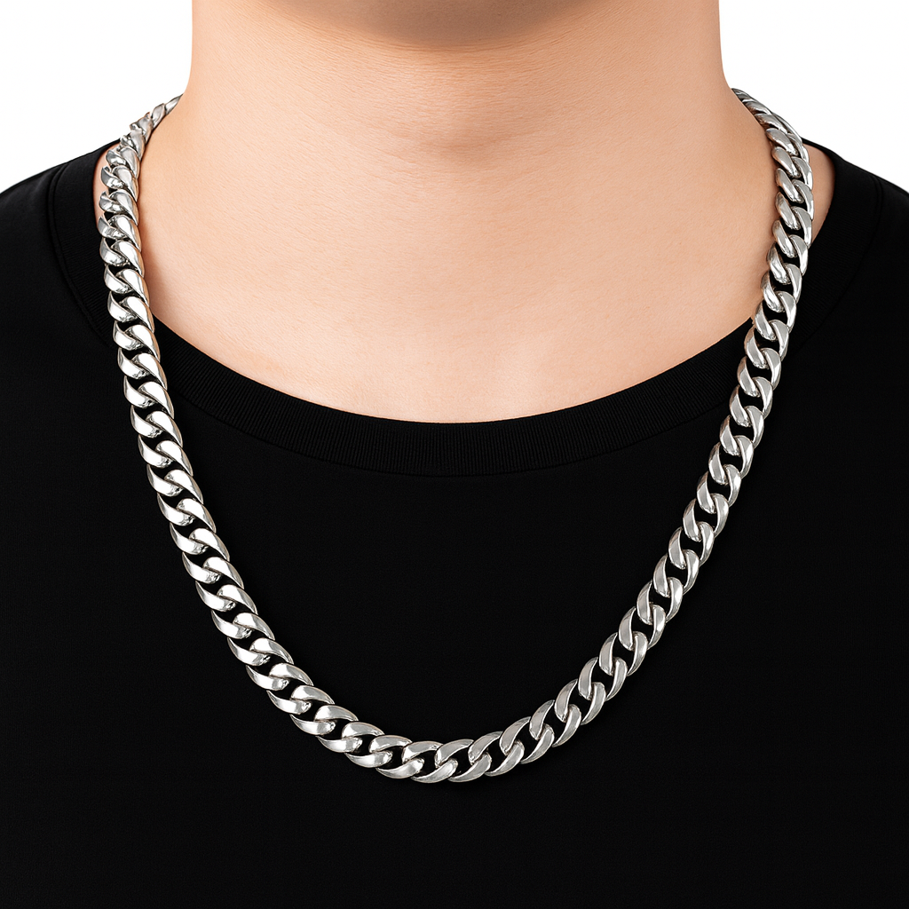 Cuban Chain 9mm (Silver)