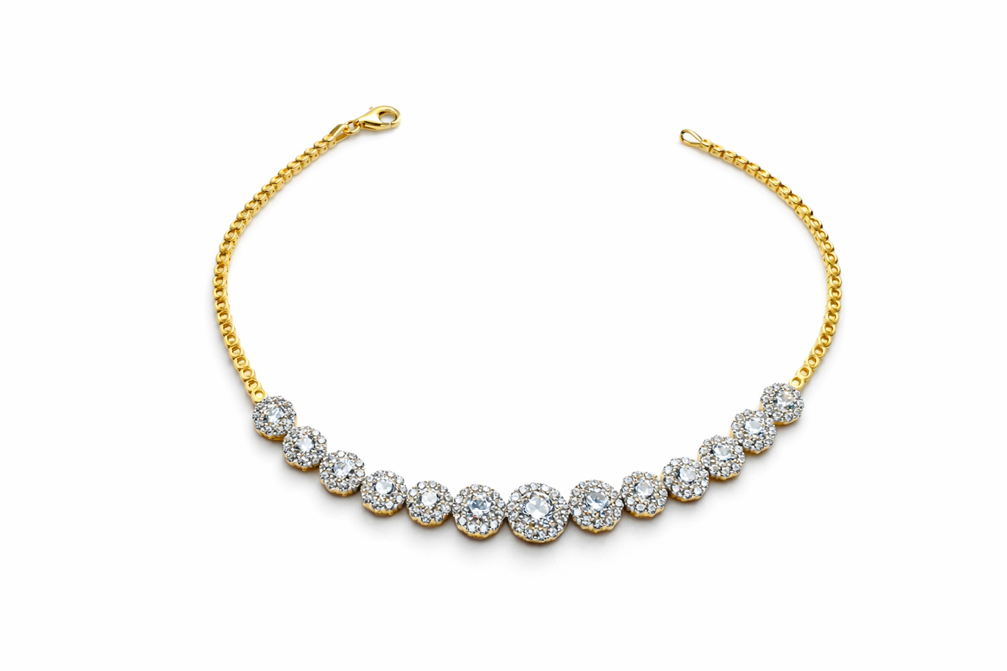 Bracelet Cluster en Or