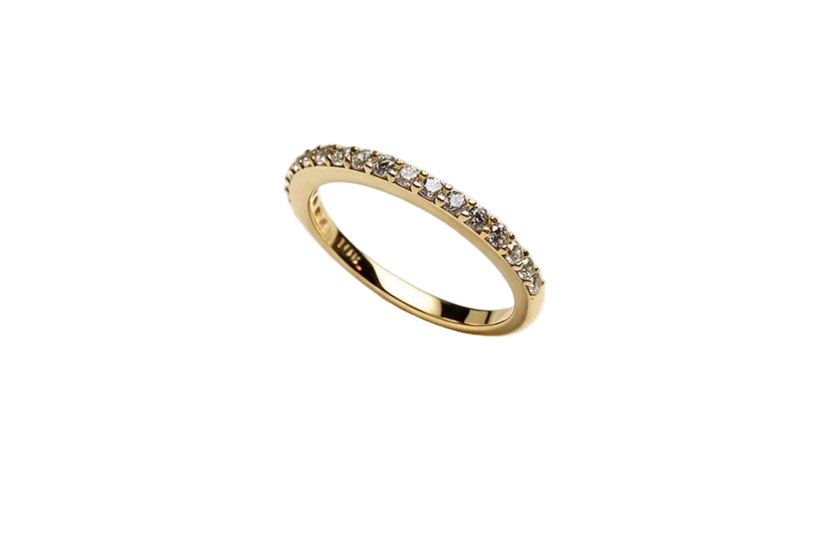 Bague semi-éternité en Or