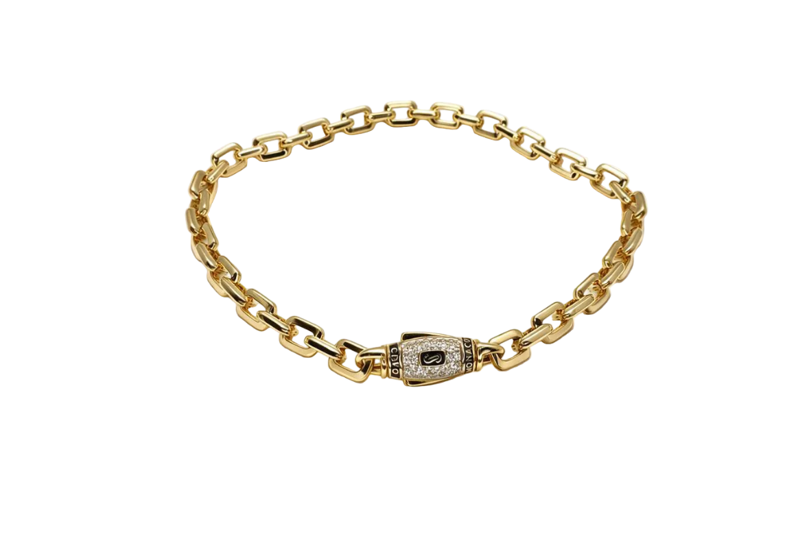 Monaco Cable Link Gold Bracelet 5mm
