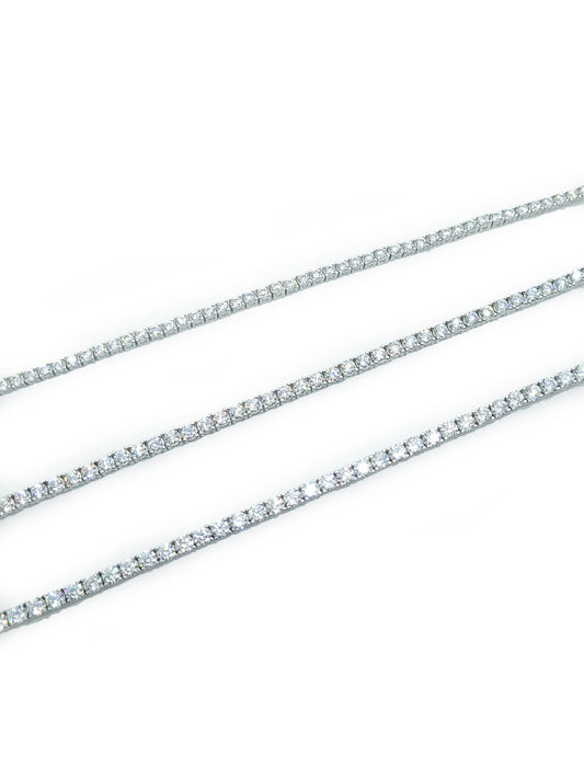 Tennis Bracelet 2.5/2.7/3mm(Silver)