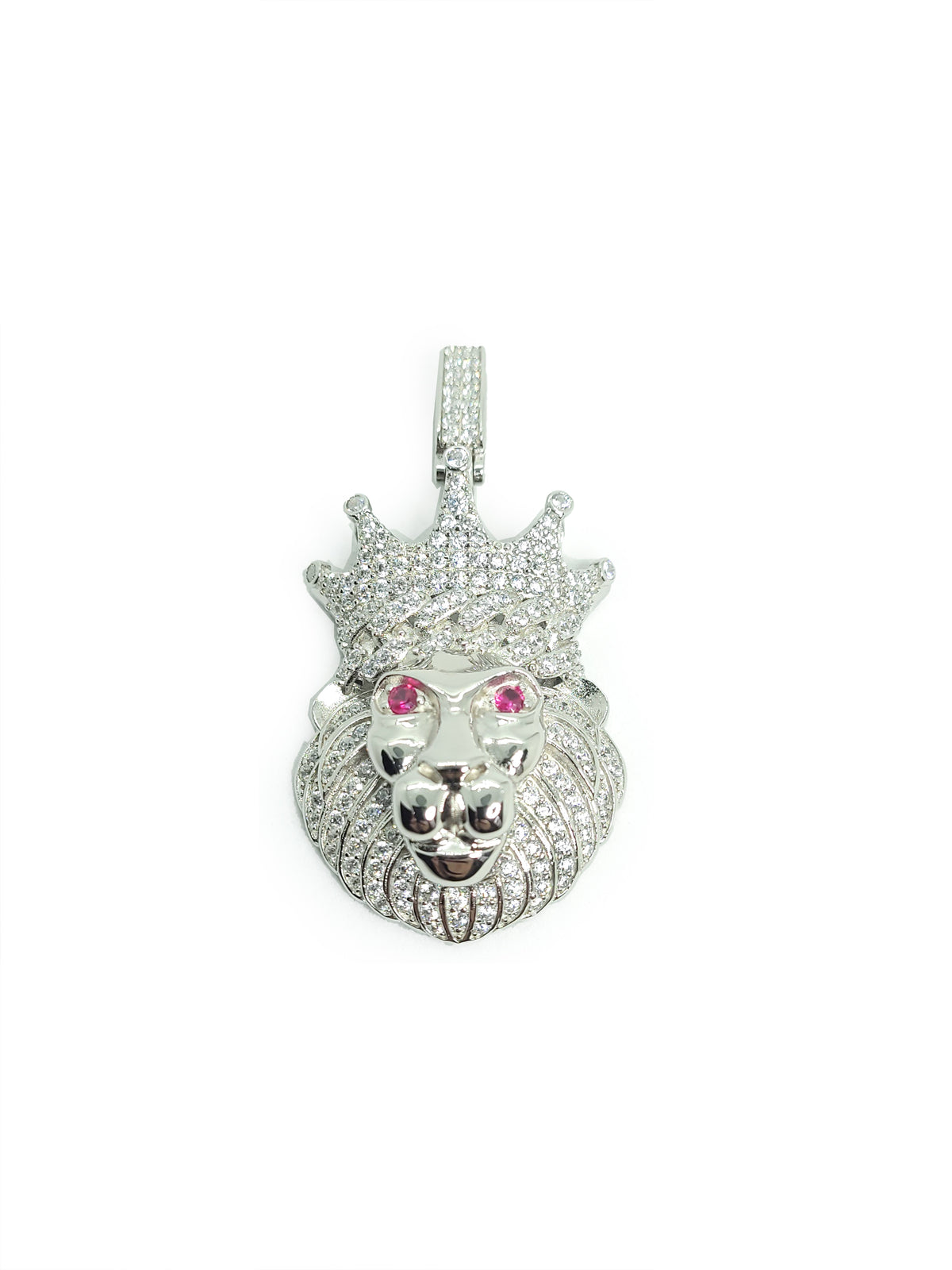 Lion Head Pendant (Silver)