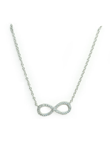 Infinity Pendant & Chain Set(Silver)