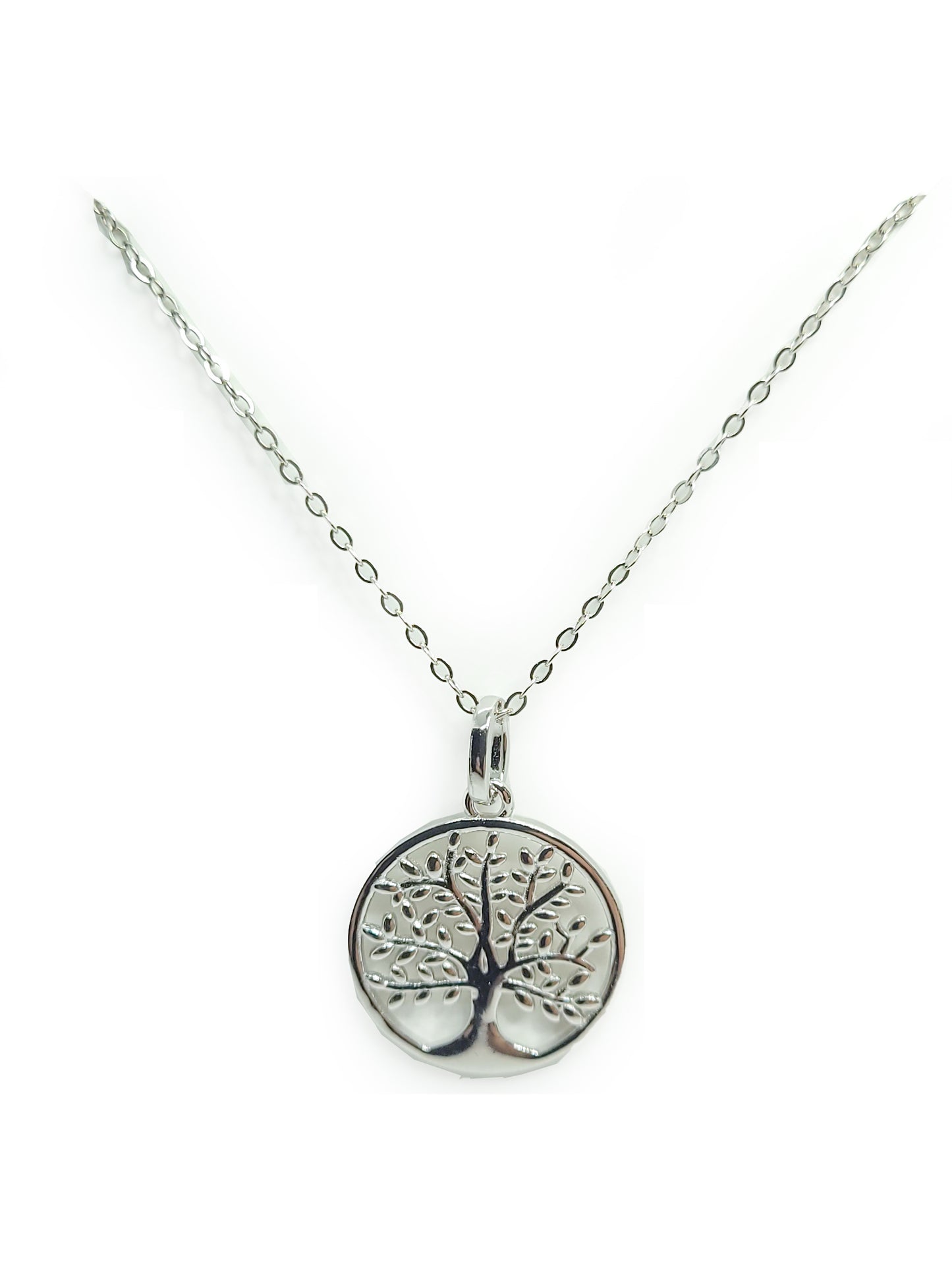 Family Tree Pendant & Chain Set(Silver)