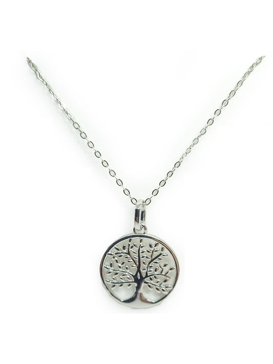 Ensemble Chaine et Pendantif Arbre Généalogique (Argent)