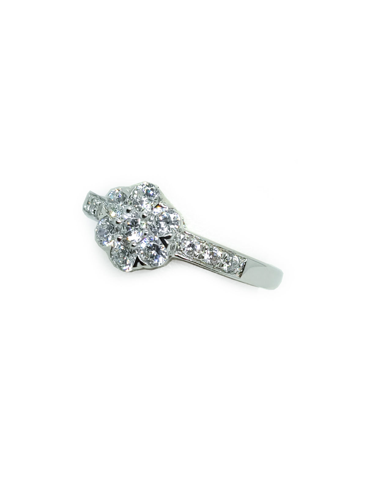 Flower Cluster Ring (Silver)