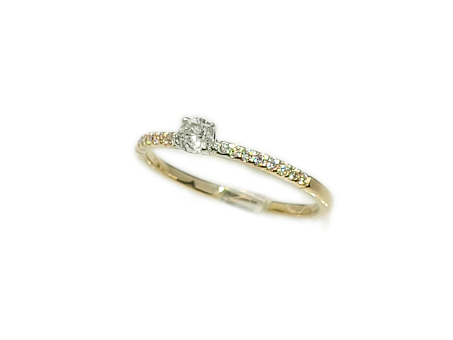 Accents Gold Ring & 0.33ct Diamond