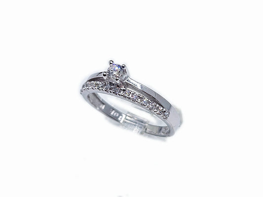 Proposal Gold Ring & 0.39ct Diamonds