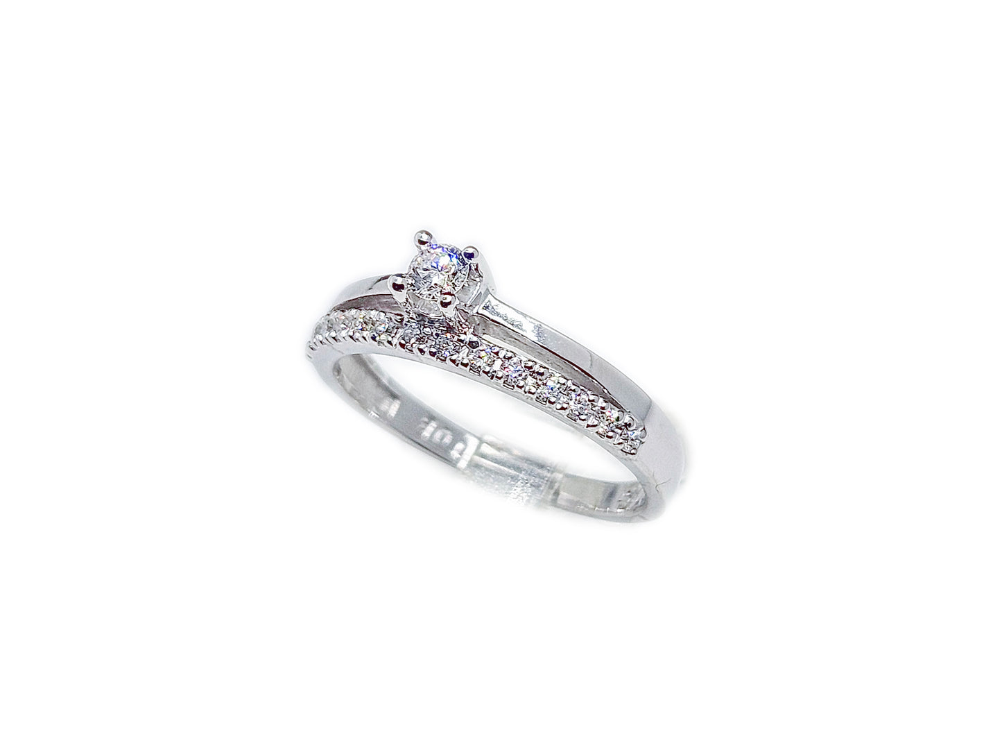 Proposal Gold Ring & 0.39ct Diamonds