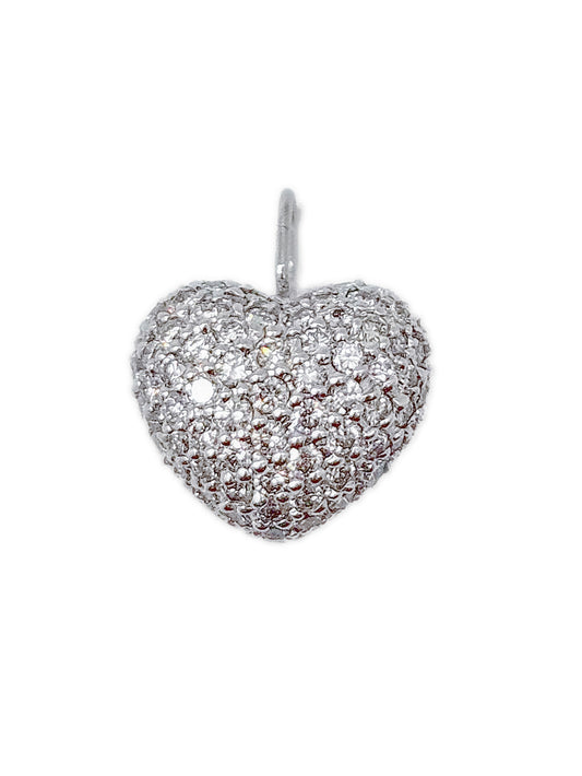 Heart Gold Pendant & 1.50ct Diamonds