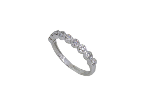 Half Eternity Gold Ring