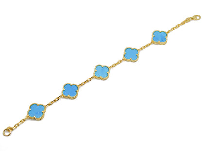 Bracelet en Or avec Trèfles