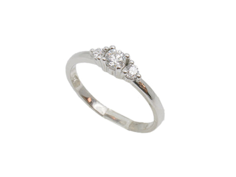 Trinity Gold ring & 0.34Ct Diamonds