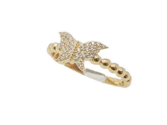 Butterfly Gold Ring