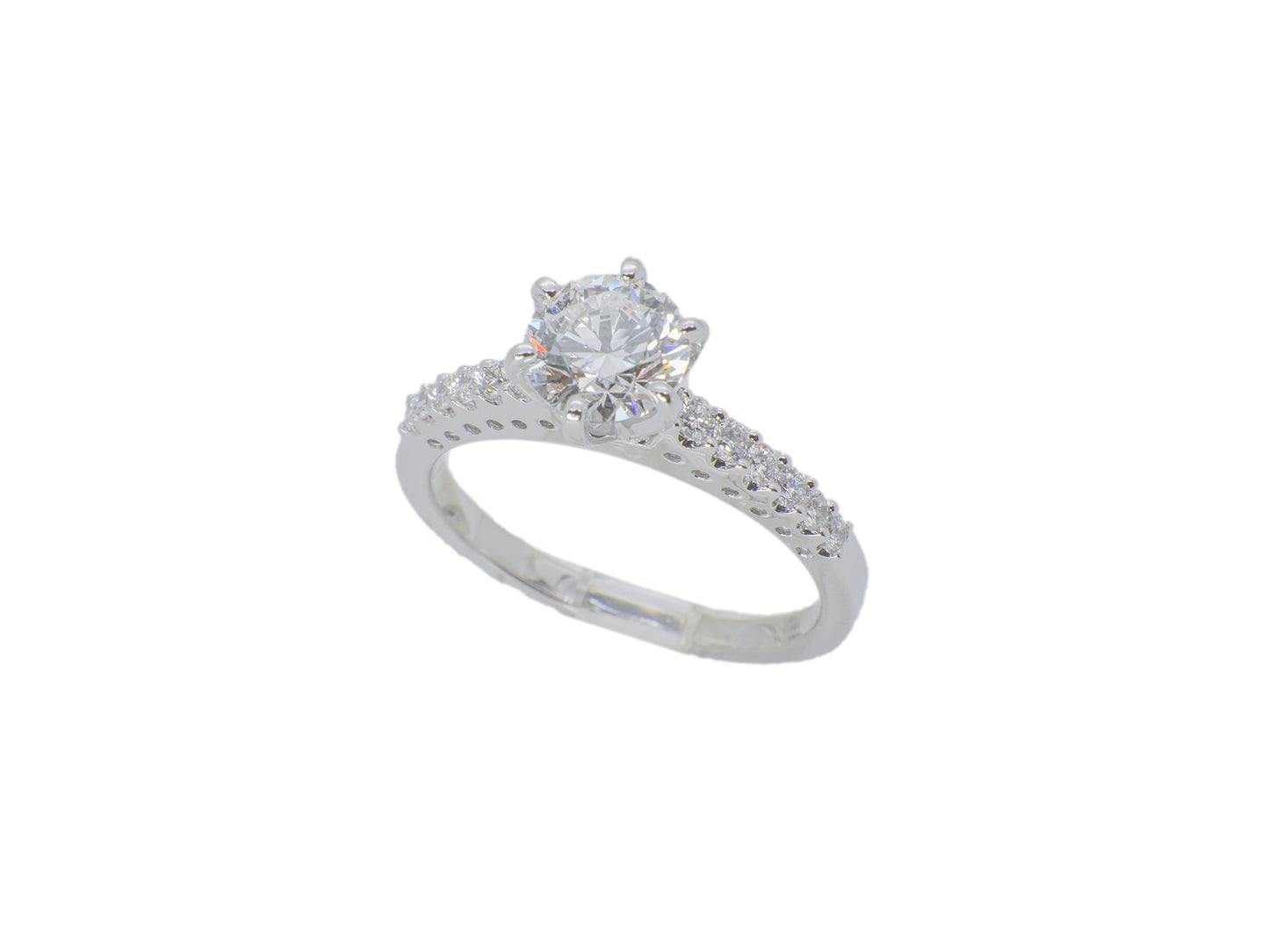 Engagement Gold Ring & 1.30ct Diamonds