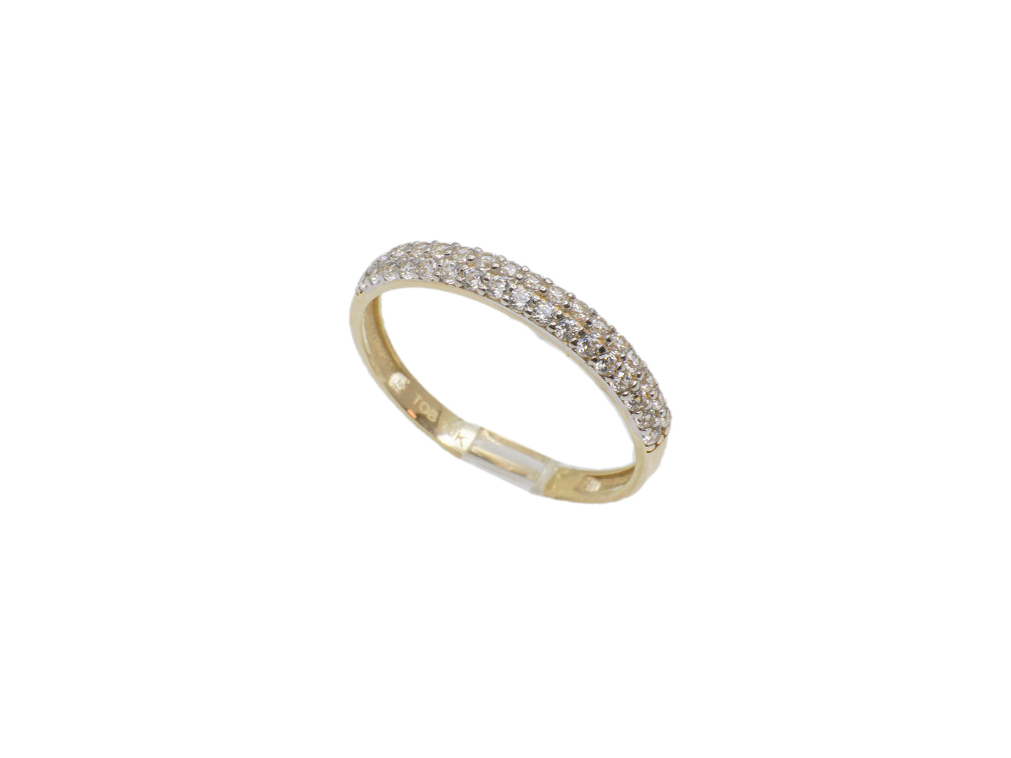 Half Eternity Gold Ring