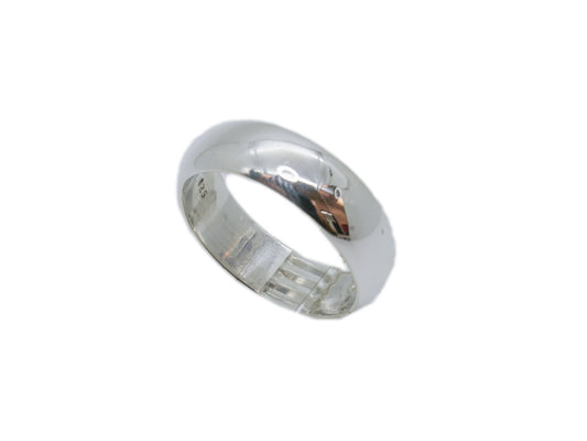 Silver 6.4mm Band