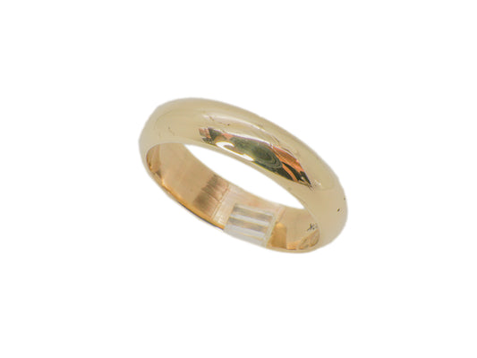 Gold 5.3mm Band Bombé