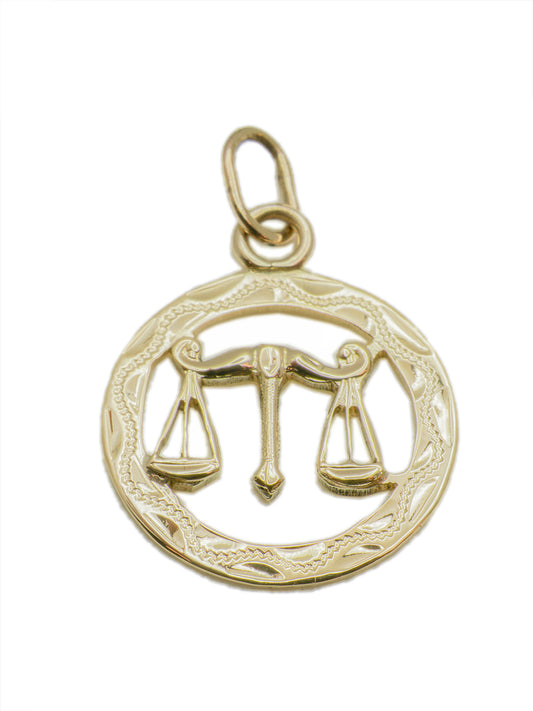 Libra Gold Pendant