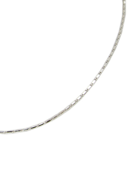 Bullet Chain 1.5MM (White Gold)