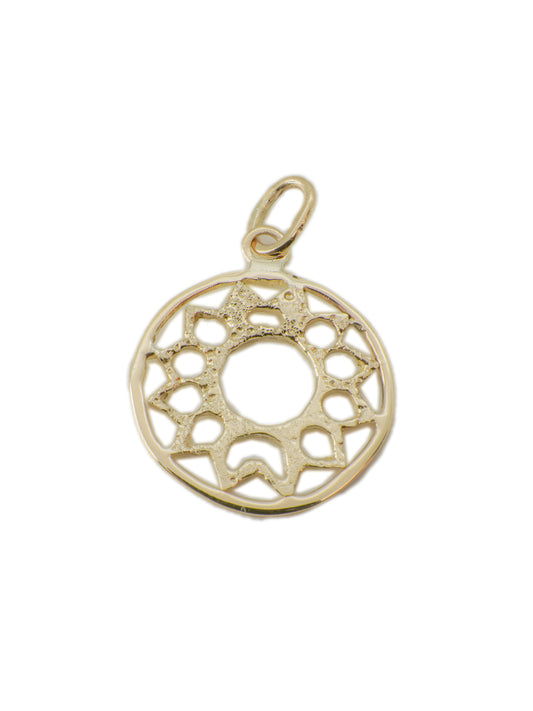 Dream Catcher Gold Pendant