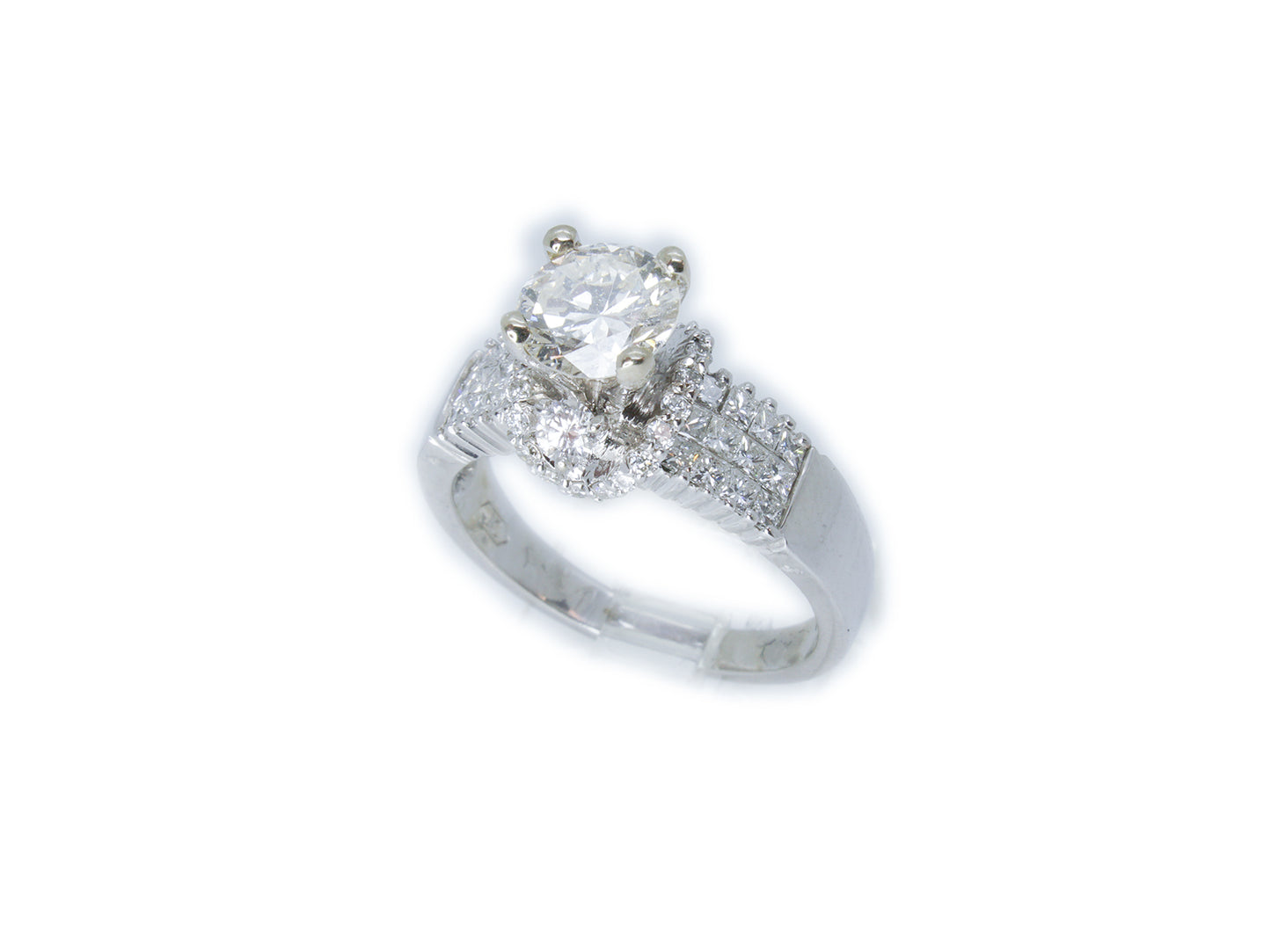 Wedding Gold Ring & 1.86ct Diamonds