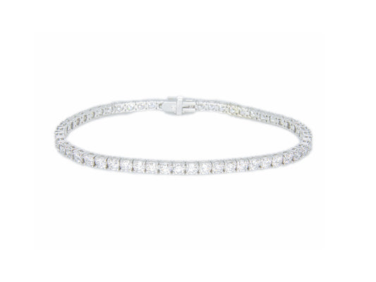 Bracelet Tennis en or et 5.40ct de diamants 