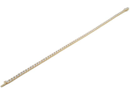 Bracelet Tennis en or et 3.45ct de diamants