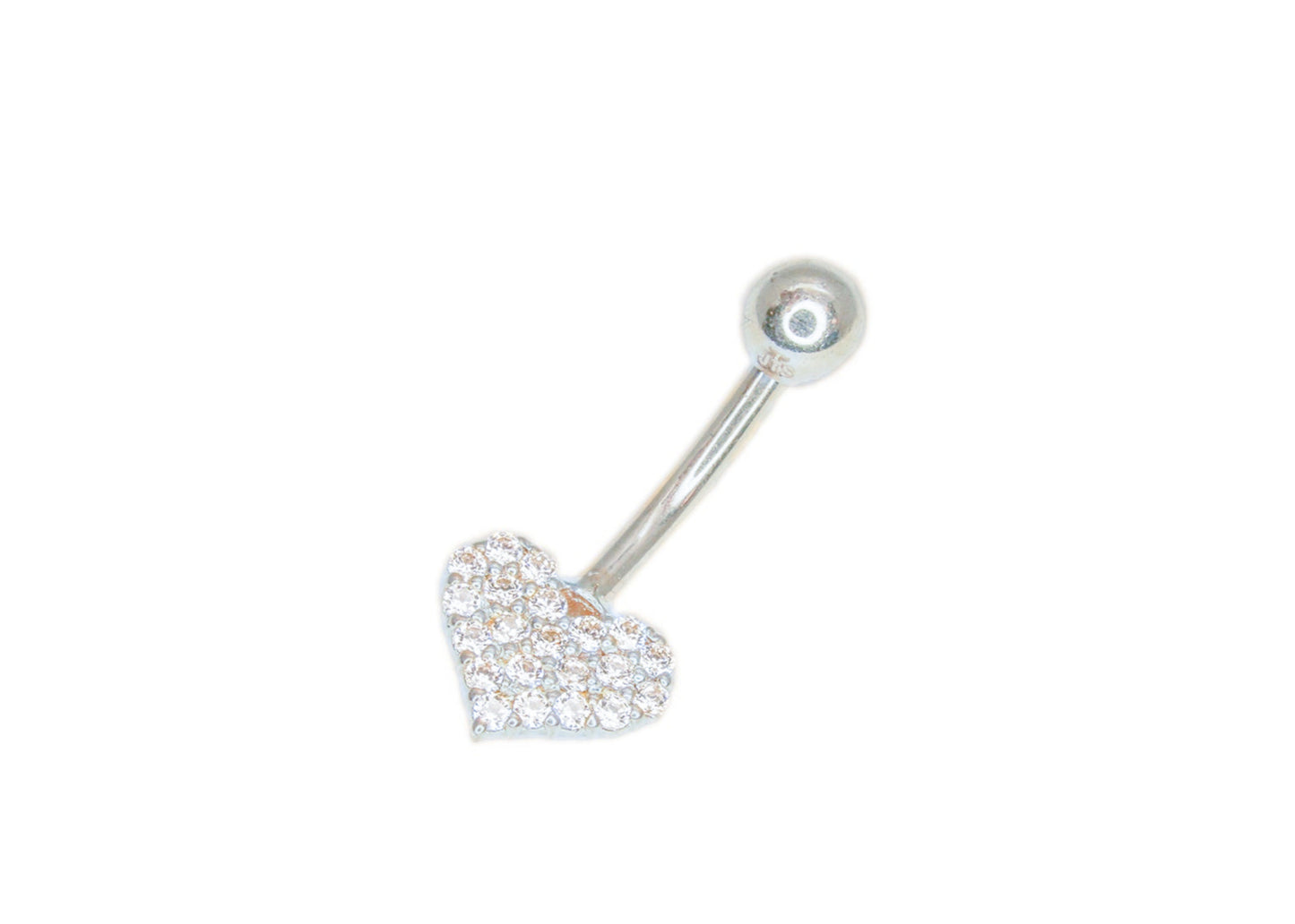 Heart Gold Belly Button Stud