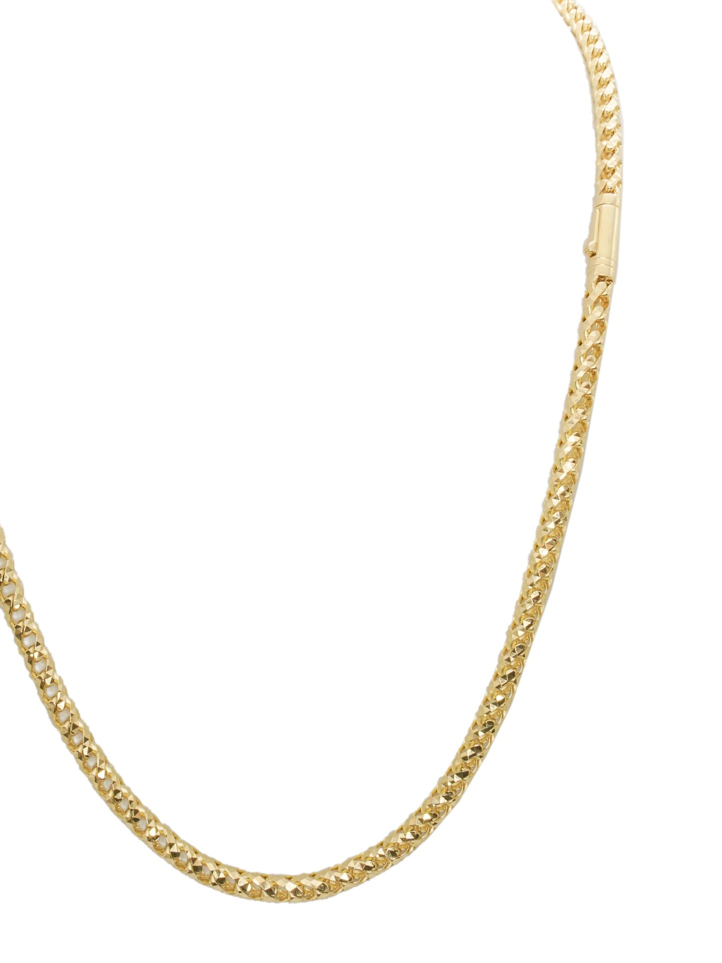 Chaîne Franco Ronde Solide Diamond Cut 4.7MM