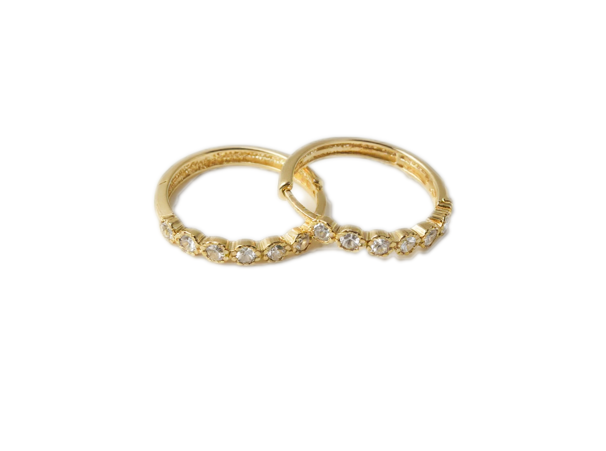 Pair of Gold Huggies