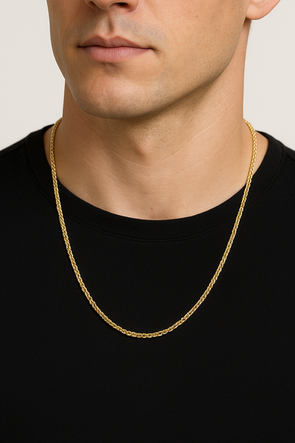 ROLO GOLD CHAIN 2MM