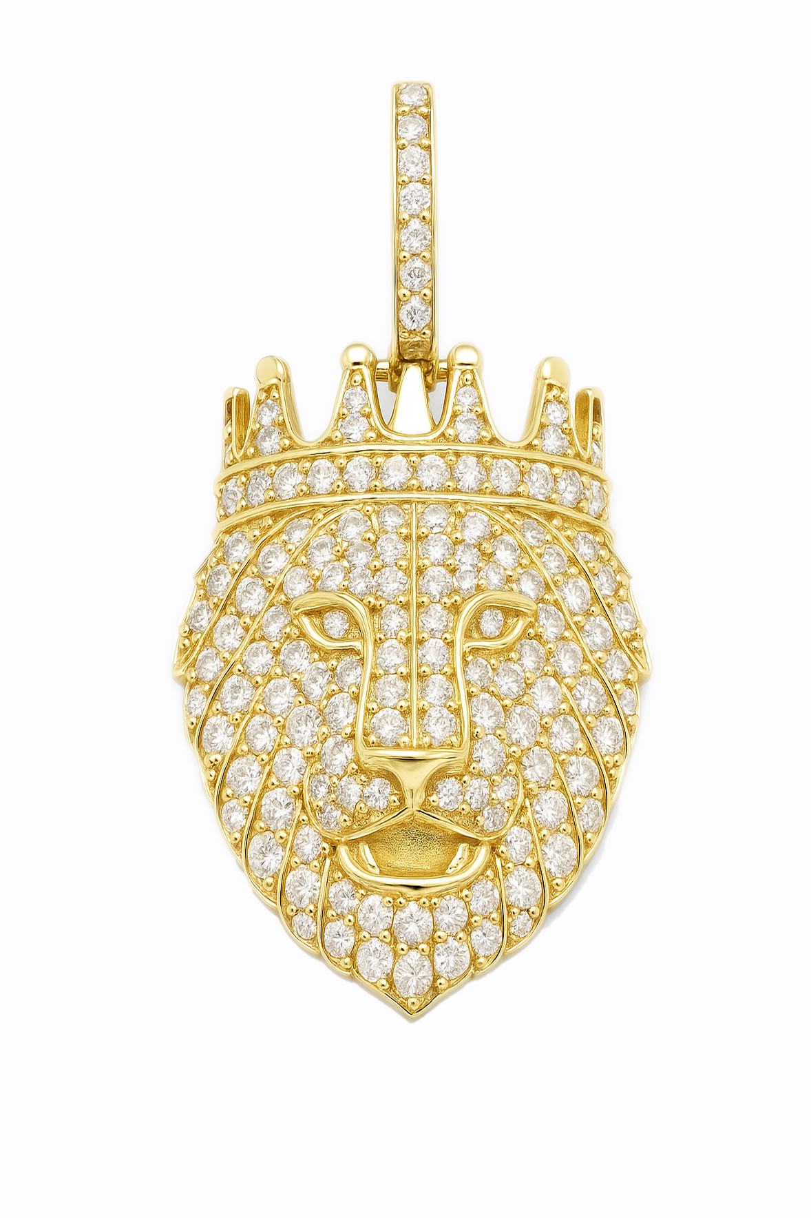 Pendentif Roi Lion en or